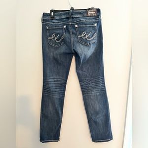 Express Low-Rise Stella Dark Wash Jeans